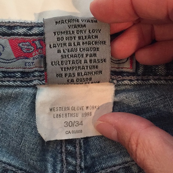 Silver “Western Glove” Jeans! - Picture 6 of 8